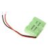 Batería recargable Ni-MH de 3,6 V, 1/2 AAA y 300 mAh