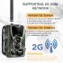 Cámaras móviles celulares de la caza de la visión nocturna de la cámara 20MP 1080P de la fauna del rastro de HC801M 2G MMS SMS SMTP