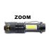 SK68 XML-Q5  COB LED Portátil Mini Zoom Flashlight