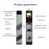 Tuya Wifi 3D cara cerradura de puerta inteligente cerradura electrónica Digital cámara de seguridad huella Digital inteligente contraseña tarjeta desbloqueo de llave