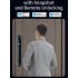 Cerradura de puerta inteligente con cara 3D, Monitor de cámara de seguridad, huella digital inteligente, contraseña, desbloqueo de llave electrónica biométrica