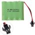 Batería recargable con enchufe SM Ni-MH de 4,8 V AA y 1800 mAh