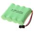 Batería recargable con enchufe SM Ni-MH de 4,8 V AA y 1800 mAh