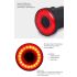 Xlite100 Intelligent Bike Tail Light USB Smart Bicycle Freno Trasero Luz de seguridad Linterna de advertencia visual