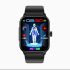 ET540 Glucosa en sangre ECG Temperatura corporal Presión arterial Oxígeno en sangre Frecuencia cardíaca Llamada Bluetooth Smartwatch Fitness Tracker