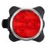 Luz de bicicleta recargable USB HJ-030 3 LED 4 Modos Impermeable Blanco / Rojo Bike Front Light