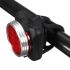 Luz de bicicleta recargable USB HJ-030 3 LED 4 Modos Impermeable Blanco / Rojo Bike Front Light