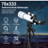 Bossdun 333X Telescopios astronómicos profesionales para que los niños vean el universo Luna Estrellas Monocular del espacio profundo