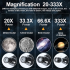 Bossdun 333X Telescopios astronómicos profesionales para que los niños vean el universo Luna Estrellas Monocular del espacio profundo