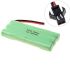 Batería recargable con enchufe SM Ni-MH de 7,2 V AA y 1800 mAh