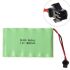 Batería recargable con enchufe SM Ni-MH de 7,2 V AA y 1800 mAh