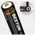 BESTON 18650 3.7V 3500mAh Tipo-C Batería de litio recargable