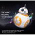 Actualización de 20,5 cm Robot de control remoto BB-8 Ball RC Robot inteligente 2.4G BB8 con figura de acción de sonido BB-8 Juguetes de regalo para niños