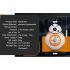Actualización de 20,5 cm Robot de control remoto BB-8 Ball RC Robot inteligente 2.4G BB8 con figura de acción de sonido BB-8 Juguetes de regalo para niños