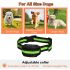 Dispositivo inteligente antiladridos para perros, Collar ultrasónico eléctrico USB para entrenamiento de perros, Collar antiladridos para dejar de ladrar, vibración