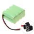 Batería recargable con enchufe SM Ni-MH de 9,6 V AA y 1800 mAh