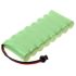 Batería recargable con enchufe SM Ni-MH de 9,6 V AA y 1800 mAh