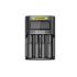 Nitecore UMS4 Intelligent USB Four-Slot Superd Charger para 18650/21700/26650/20700/18350/15340 (RCR123) / 14500/10440 baterías