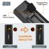 NITEBEAM BR05 Luces de bicicleta 5x T6 5000 Lumens USB Bici recargable Frente de la luz y la luz de la cola de la bicicleta