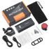 NITEBEAM BR05 Luces de bicicleta 5x T6 5000 Lumens USB Bici recargable Frente de la luz y la luz de la cola de la bicicleta