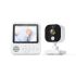 AMB900 Monitor de vídeo para bebé de 2,8 pulgadas 720P con cámara para bebé con Zoom 4X, intercomunicador bidireccional, teléfono para bebé, visión nocturna, pantalla IPS, Monitor para niñera