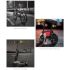CarryBright CBX4 Luz de señal de giro de bicicleta con bocina Luz trasera delantera de bicicleta impermeable Luz de advertencia de seguridad Control remoto inalámbrico inteligente