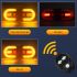 Luz trasera de señal de giro para bicicleta, lámpara LED para bicicleta, luces inalámbricas recargables por USB, luz trasera para bicicleta de montaña, accesorios para bicicleta