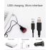 Luz trasera de bicicleta inteligente ANTUSI Q5, luz trasera de bicicleta, luz trasera de arranque/parada automática, detección de freno IPx6, luz trasera LED resistente al agua para ciclismo