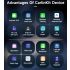 CarlinKit Dispositivo de TV inteligente CarPlay Ai Box Android 13 con cable a inalámbrico CarPlay Android Auto para coches YouTube Netflix