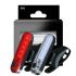 Luz trasera para bicicleta, recargable por USB, luces traseras ultrabrillantes rojas que se adaptan a cualquier bicicleta/casco
