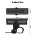 TOWILD CL1600 1600LM Luz de bicicleta Lámpara delantera USB recargable LED 21700 5000mAh Luz de bicicleta Faro de bicicleta impermeable