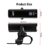 TOWILD CL600 luz frontal para bicicleta, lámpara LED recargable por USB, luz para bicicleta de 2000mAh, faro impermeable, accesorios para bicicleta