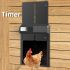 Temporizador automático para puerta de gallinero, Motor inteligente para puerta de casa de pollo, jaulas impermeables para mascotas, puerta, accesorios para granja al aire libre