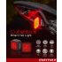 Luz trasera inteligente Enfitnix Cubelite III, luz de advertencia de freno de bicicleta, luz trasera ultrabrillante, luz LED de advertencia nocturna con carga USB