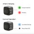 Luz trasera inteligente Enfitnix Cubelite III, luz de advertencia de freno de bicicleta, luz trasera ultrabrillante, luz LED de advertencia nocturna con carga USB