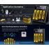 Cargador inteligente de batería LCD USB para batería de litio recargable 18650 de 3,7 V para batería AA/AAA NI-MH de 1,2 V
