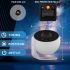 Luz nocturna Proyector de galaxia Proyector de cielo estrellado Lámpara de planetario giratoria de 360 °