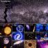 Luz nocturna Proyector de galaxia Proyector de cielo estrellado Lámpara de planetario giratoria de 360 °