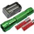 Multi Color Seleccione UltraFire 501B U2 1300 LUMENS 5 MODOS LED Linterna LED  2 * 18650 Batería  Cargador