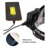 Lámpara de cabeza de 8000LM Lámpara de cabeza de 8000lm de 8000lm de 8000lm USB Faro recargable USB Amplio zoom Amplia luz de pesca Uso 18650 Batería
