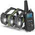 Collar de entrenamiento de perros eléctricos de 800M con pantalla LCD Pantalla control remoto a prueba de agua collares recargables a prueba de agua para el sonido de vibración de choque