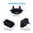 800m Electric Dog Training Colllar PET control remoto impermeable recargable con pantalla LCD para todo el tamaño de la vibración de choque