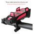 Luz de bicicleta Multifunción 4 en 1 Luz de bicicleta 800 Lumens Bike Flashlight Bike Holder Holder Teléfono Power Bank Bicycle Front Light