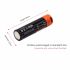 14500 750mAh 3.7V Micro USB recargable recargable batería de ion