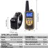 Pantalla LCD recargable recargable de collar de entrenamiento de perros eléctrico 800YD para todos los tamizs Modo de vibración de choque