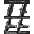 ROCKBROS LKWD-R1 Luz de bicicleta Smart USB LED Control remoto inalámbrico Luz trasera de bicicleta MTB Carretera Señal de giro láser Lámpara de ciclismo Luz trasera