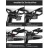 ROCKBROS LKWD-R1 Luz de bicicleta Smart USB LED Control remoto inalámbrico Luz trasera de bicicleta MTB Carretera Señal de giro láser Lámpara de ciclismo Luz trasera