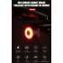 Gaciron Luces traseras para Bicicleta, Luz Trasera para Bicicleta de Alto Brillo LOOP-100 con Sensor de Freno, Luz Trasera magnética para sillín de Bicicleta de aleación de Aluminio