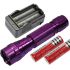 Multi Color Seleccione UltraFire 501B U2 1300 LUMENS 5 MODOS LED Linterna LED  2 * 18650 Batería  Cargador