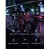 ROCKBROS Q3 bicicleta luz trasera MTB bicicleta de carretera noche ciclismo luz trasera Sensor de freno inteligente luz de advertencia impermeable accesorios de bicicleta